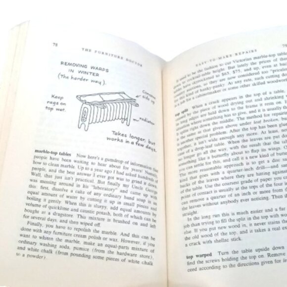 Vintage Hardcover Book 'The Furniture Doctor' George Grotz Doubleday & Co. 1962 - Picture 8 of 10